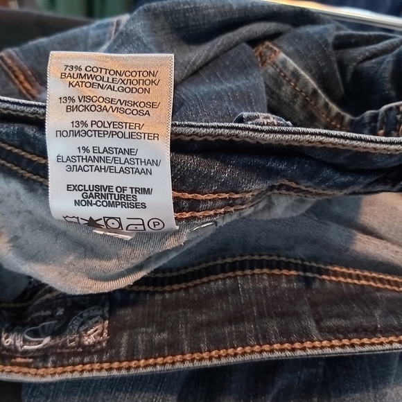 📣2/40$📣 SILVER Aiko mid straight stretch jeans size 29 - Picture 9 of 10